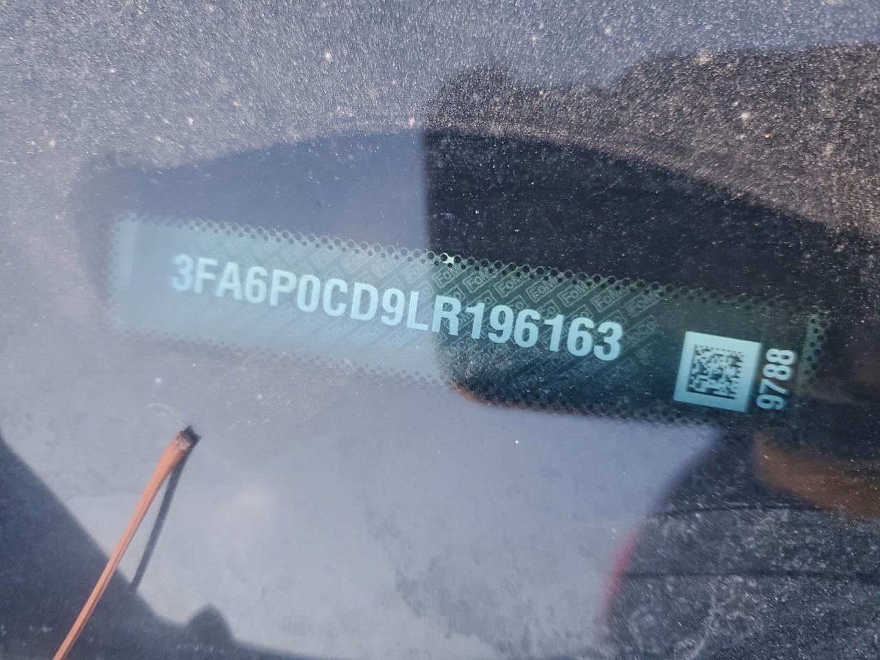 2020 FORD FUSION SEL photo 12