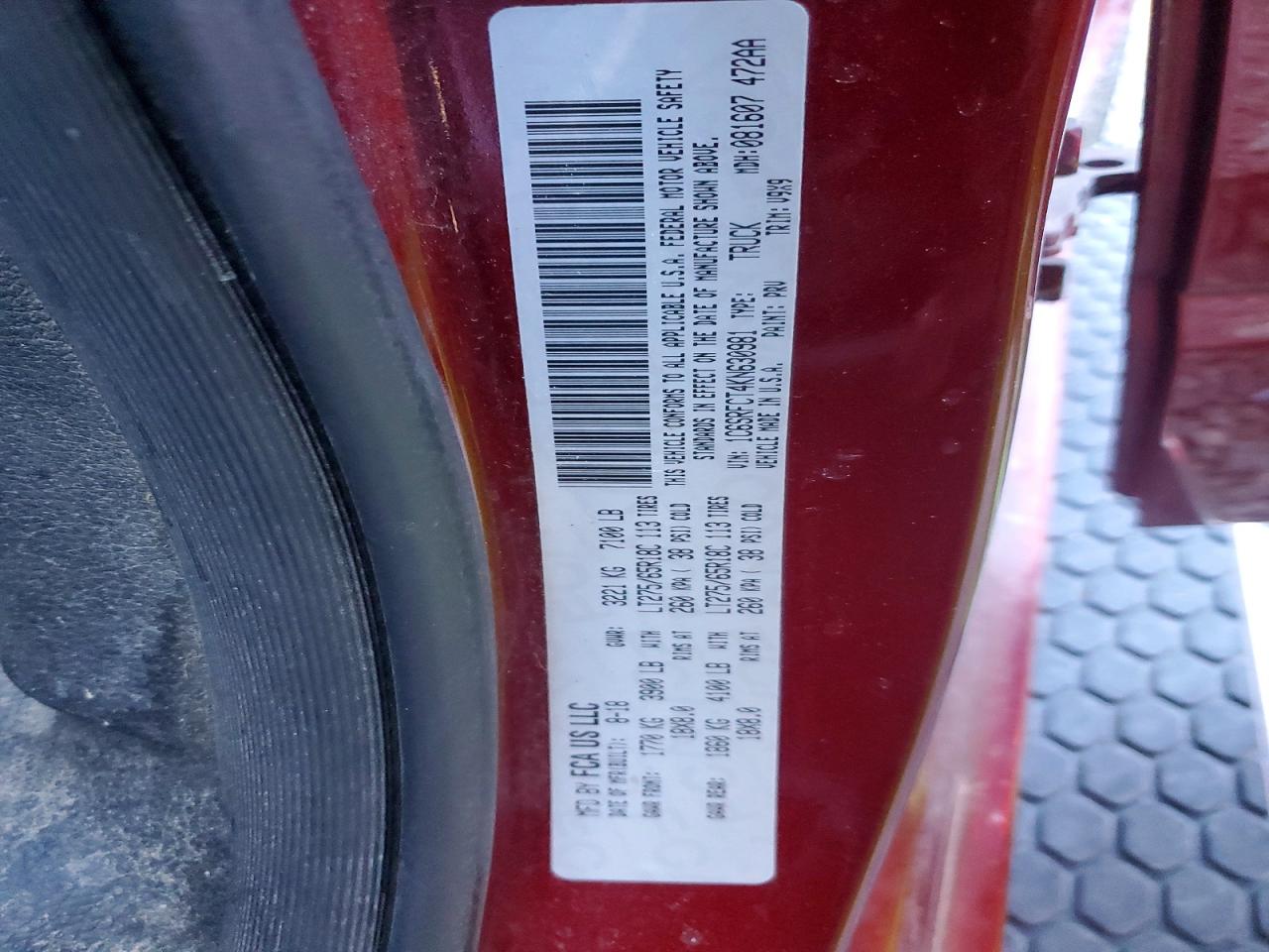 2019 RAM 1500 TRADESMAN photo 12