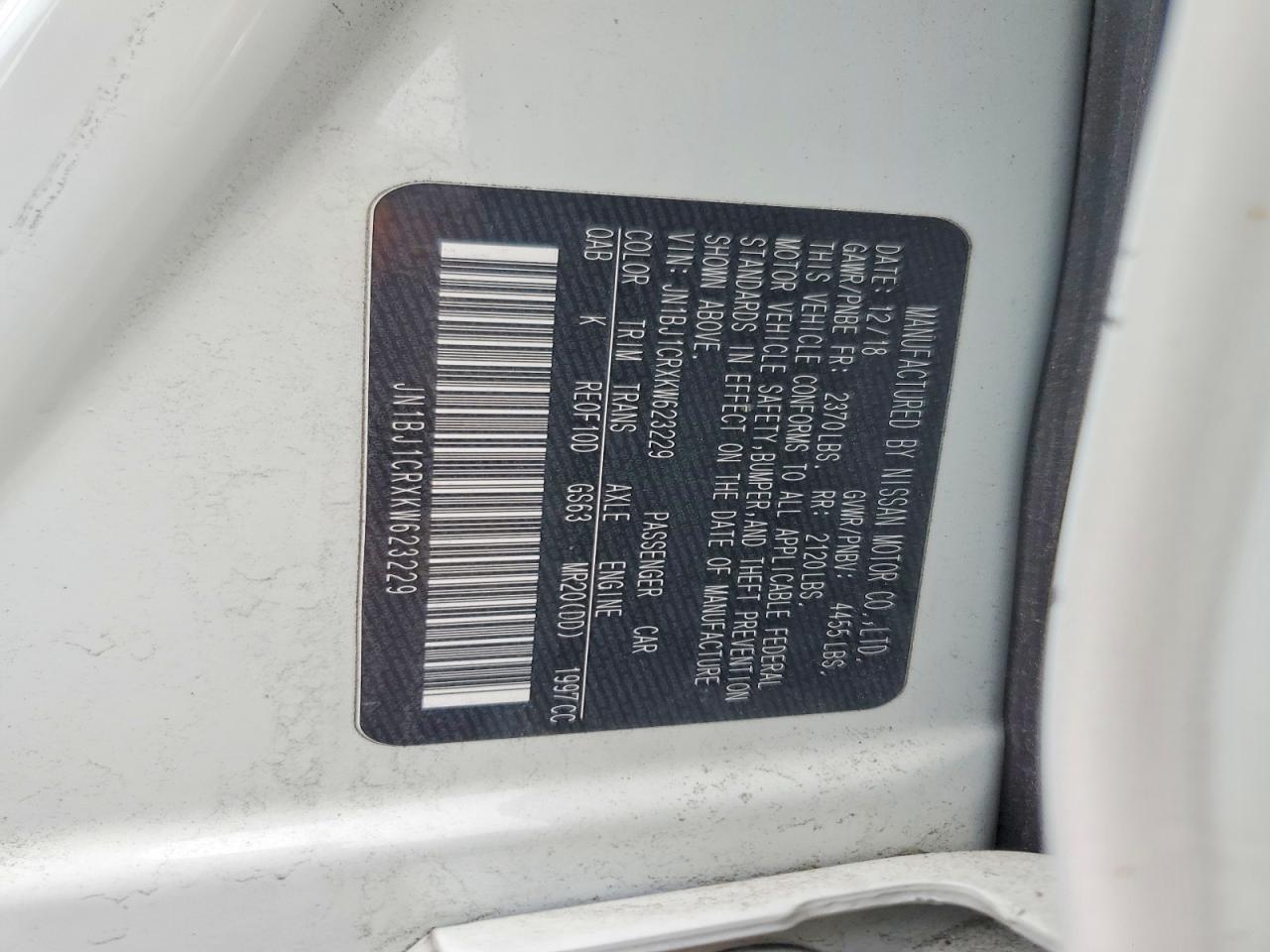 2019 NISSAN ROGUE SPORT S photo 25