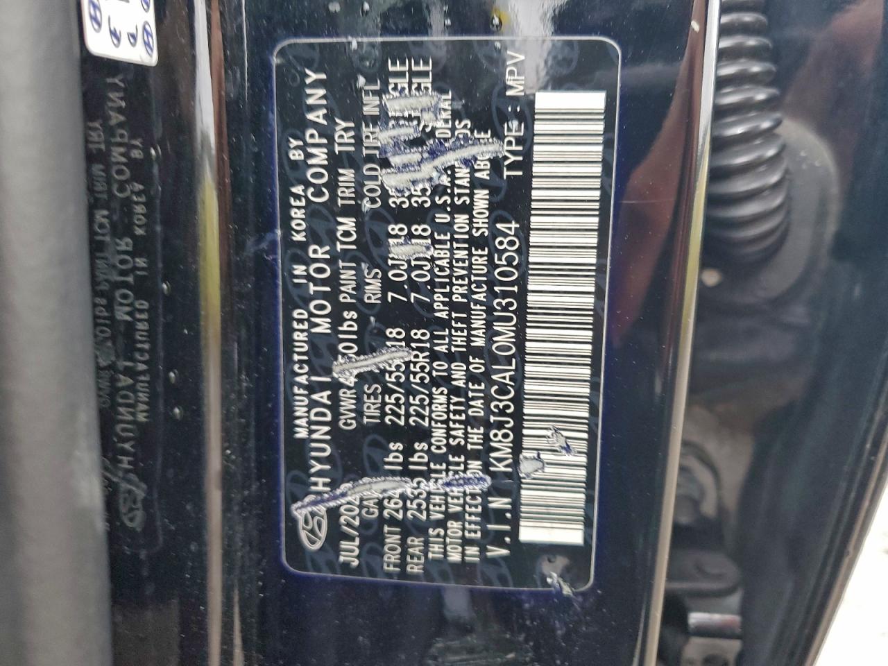 2021 HYUNDAI TUCSON LIMITED photo 53