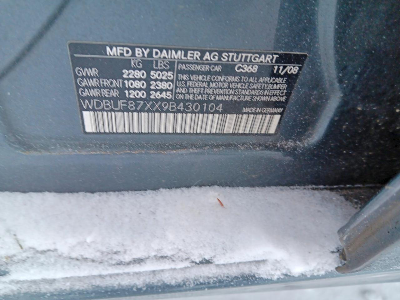 2009 MERCEDES-BENZ E 350 4MATIC photo 12