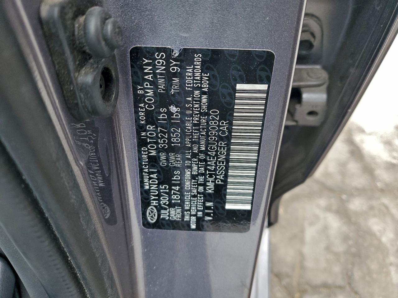 2016 HYUNDAI ACCENT SE photo 12