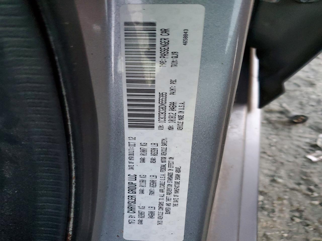 2013 CHRYSLER 200 LIMITED photo 12