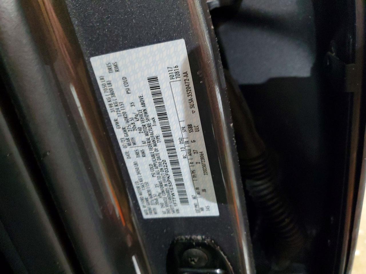 2023 FORD F150 SUPERCREW photo 12