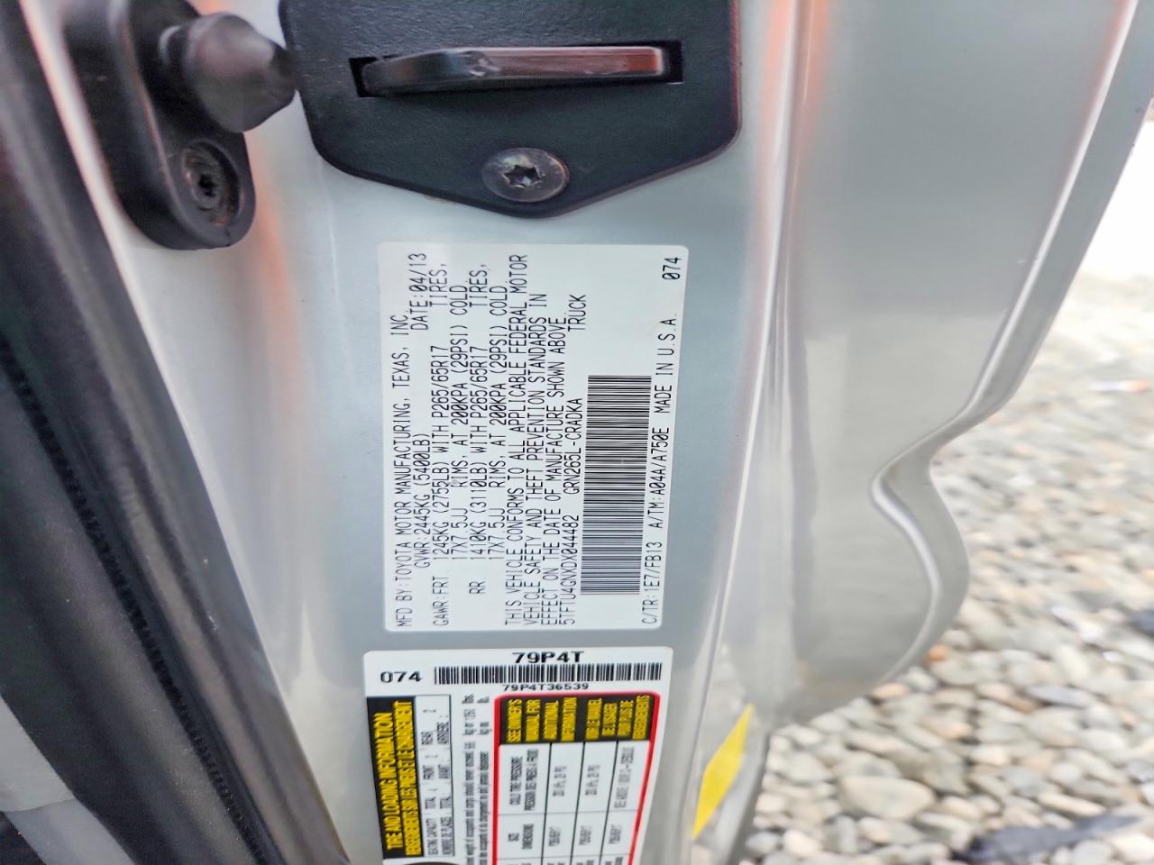 2013 TOYOTA TACOMA PRERUNNER ACCESS CAB photo 12
