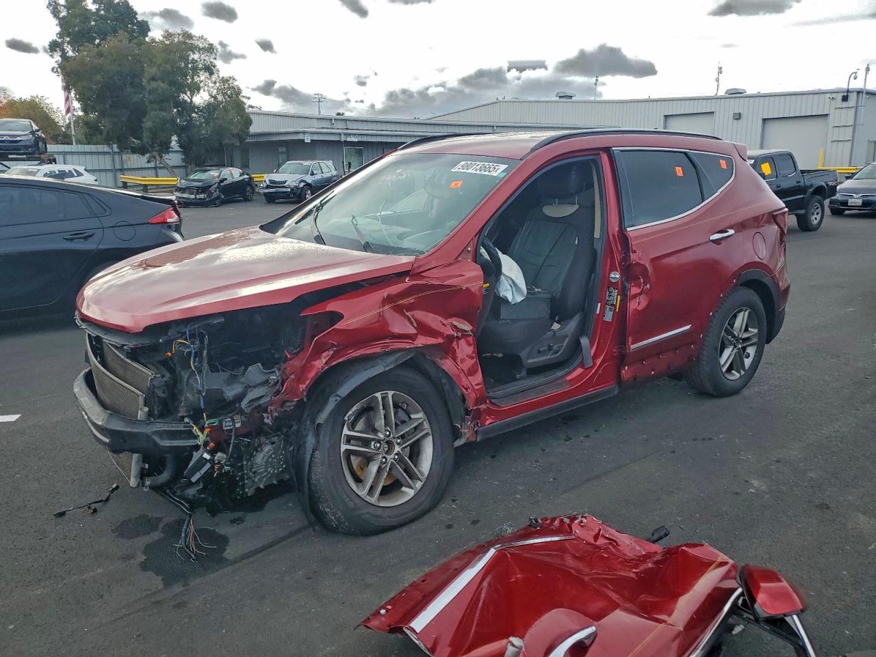 2017 HYUNDAI SANTA FE SPORT — FRONT END damage — photo 1
