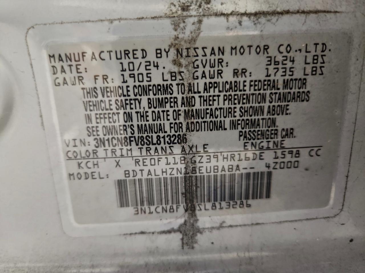 2025 NISSAN VERSA SR photo 13