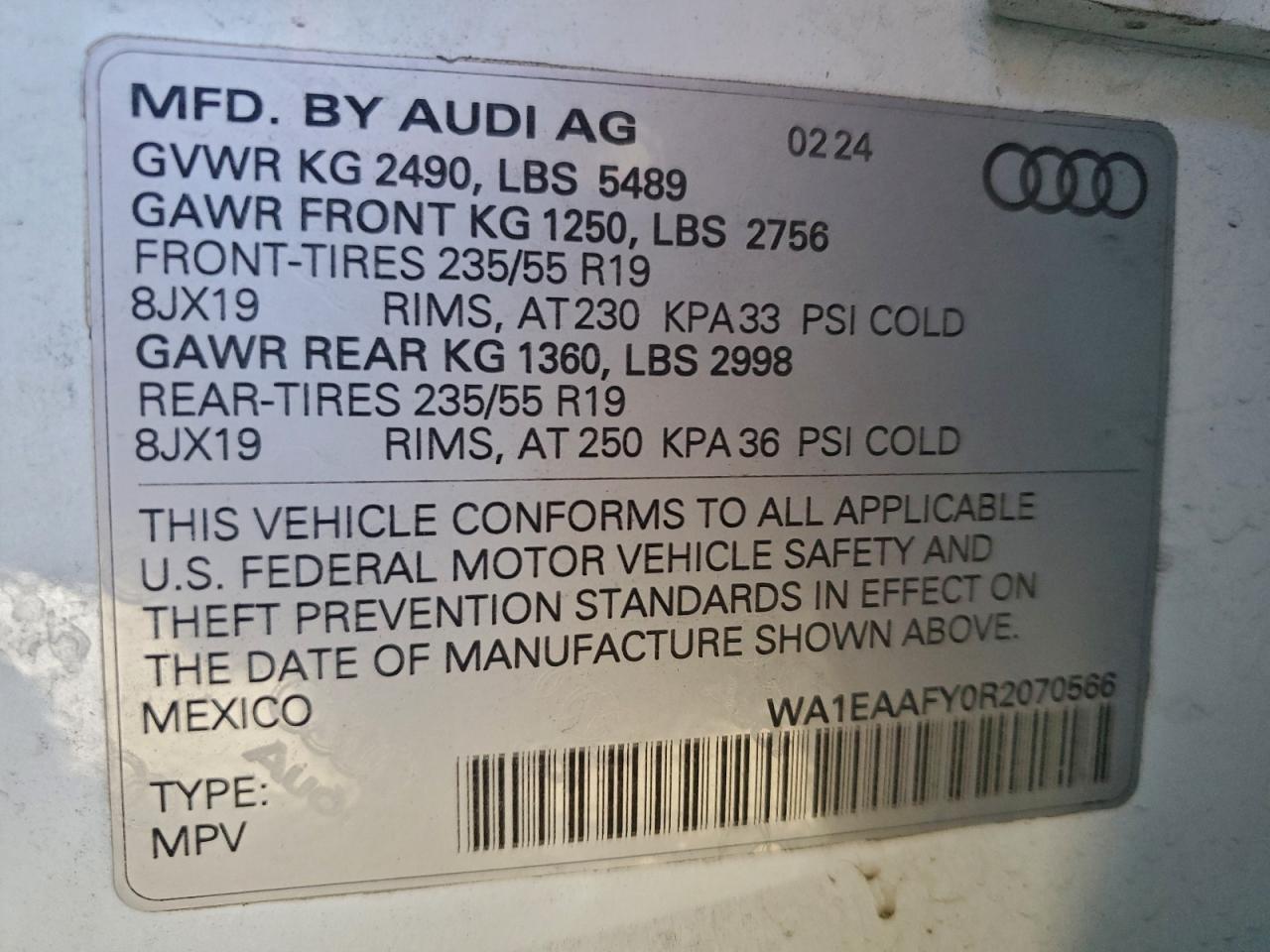 2024 AUDI Q5 PREMIUM PLUS 45 photo 25