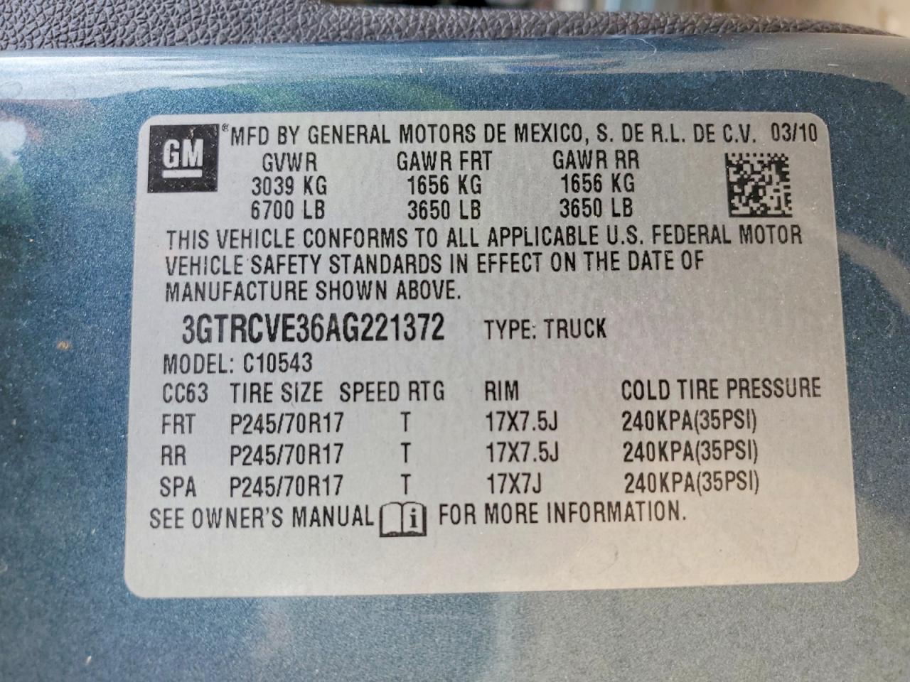 2010 GMC SIERRA C1500 SLE photo 12