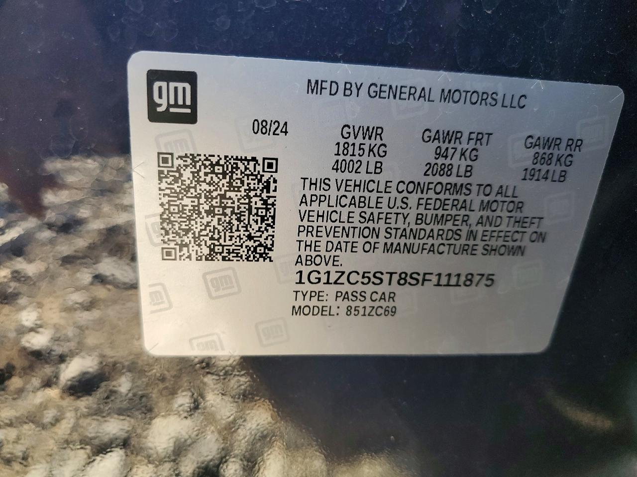 2025 CHEVROLET MALIBU LS photo 12