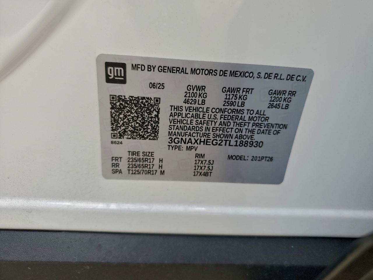 2026 CHEVROLET EQUINOX LT photo 13