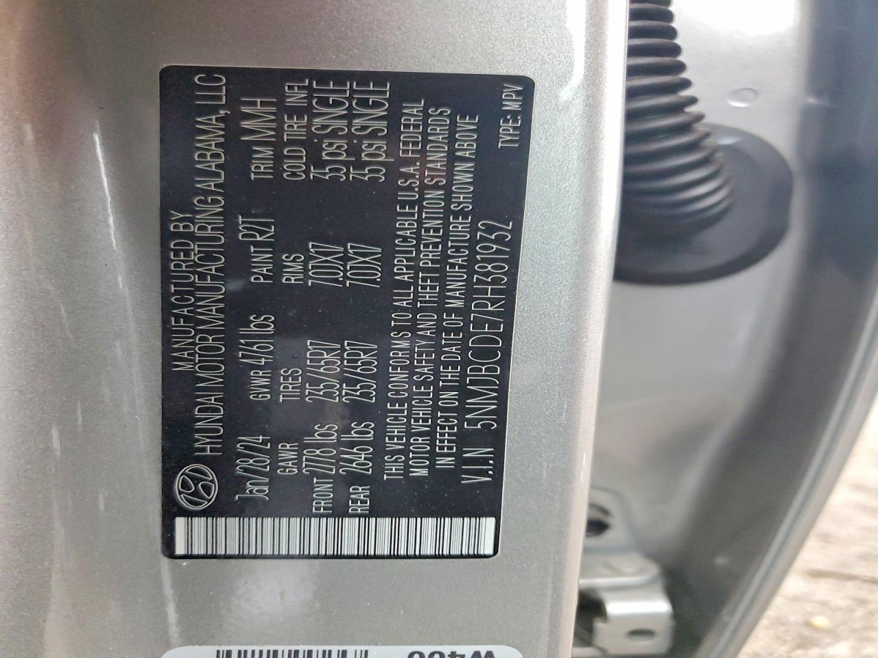 2024 HYUNDAI TUCSON SEL photo 14
