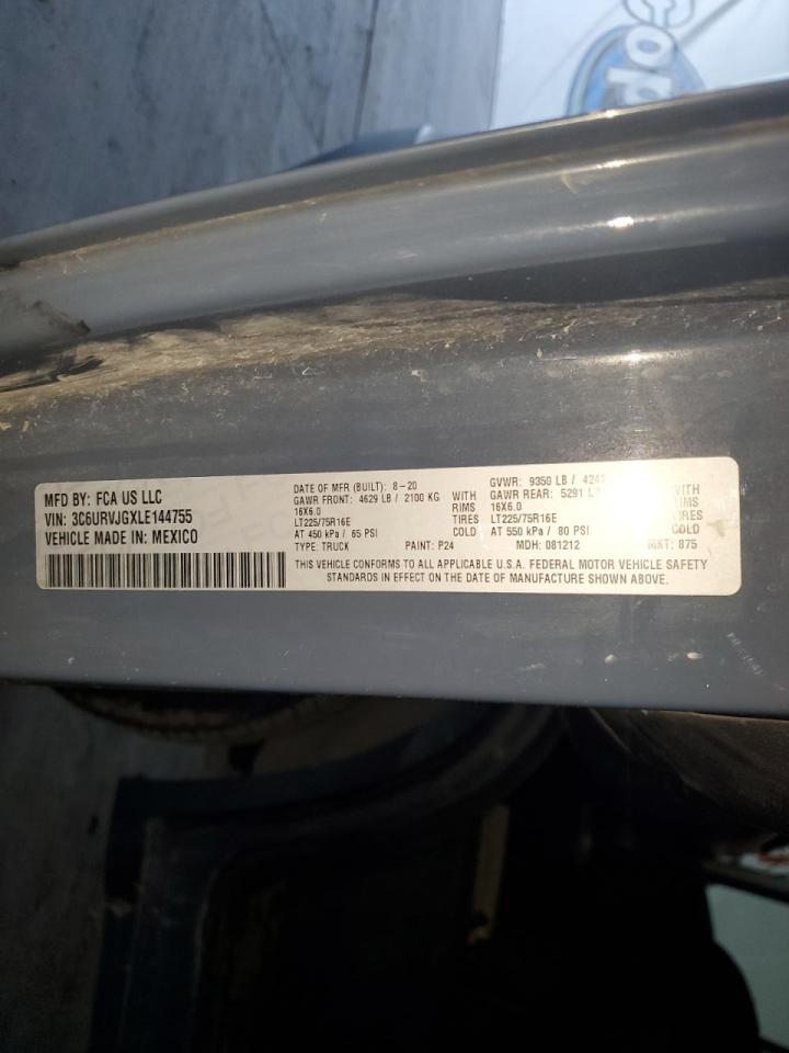 2020 RAM PROMASTER 3500 3500 HIGH photo 13