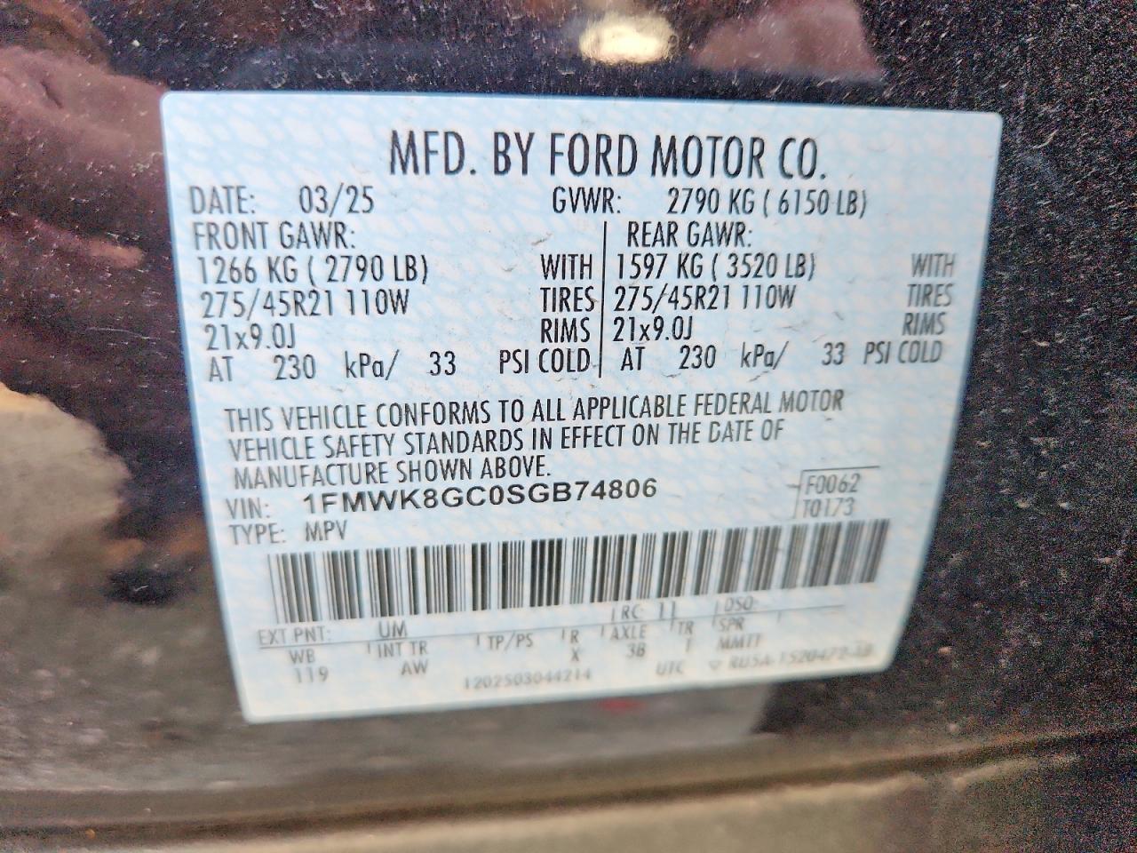 2025 FORD EXPLORER ST photo 12