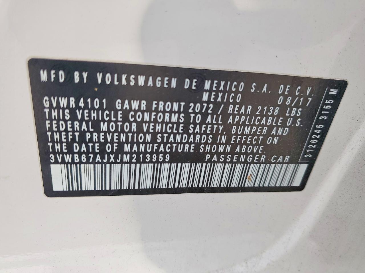 2018 VOLKSWAGEN JETTA SE photo 13