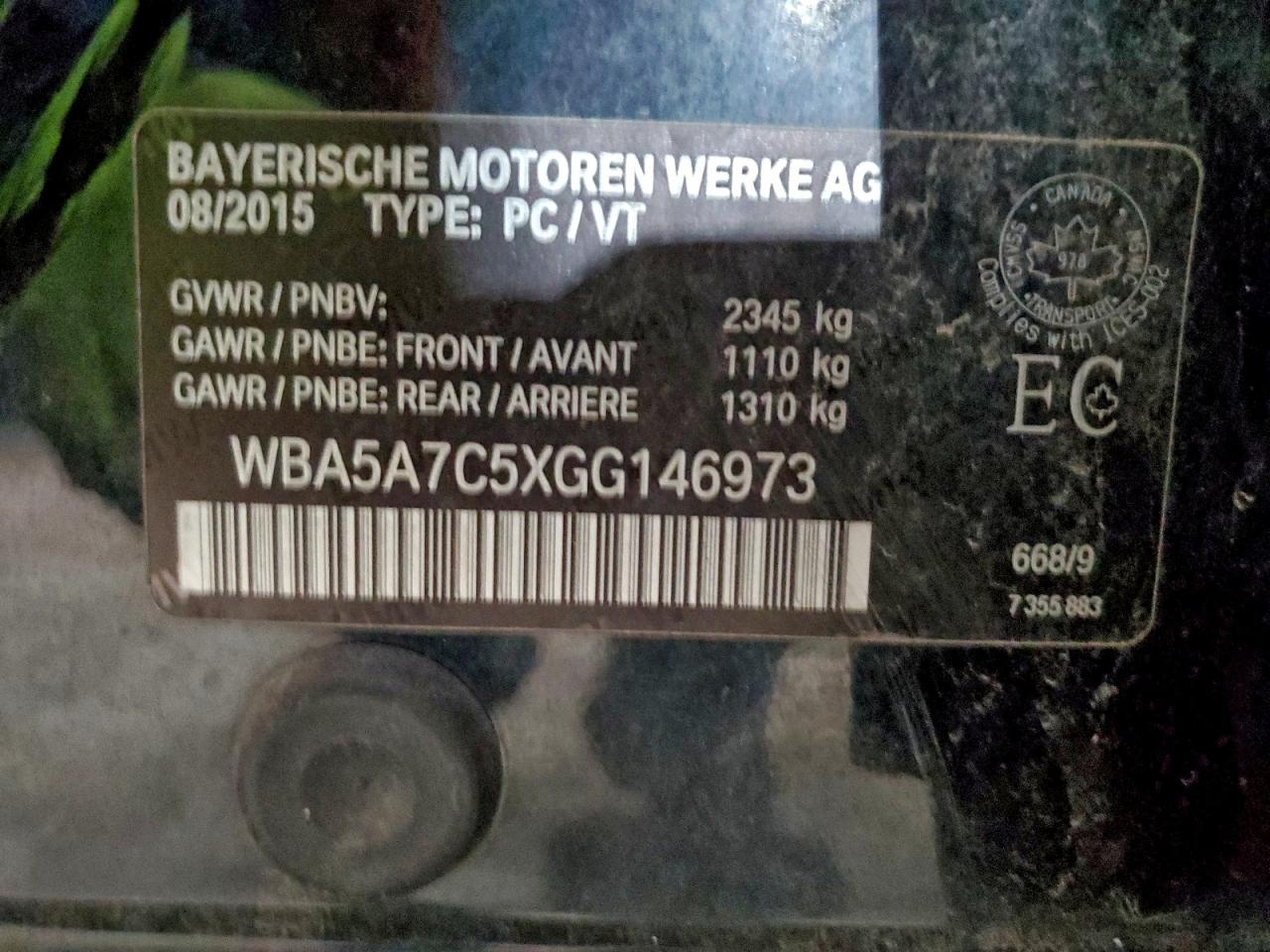 2016 BMW 528 XI photo 12