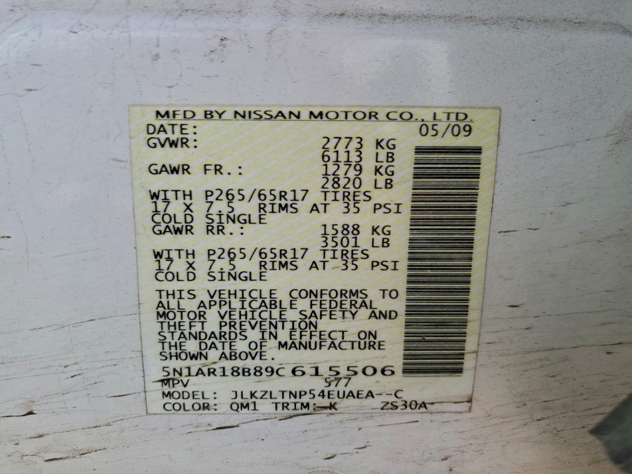 2009 NISSAN PATHFINDER S photo 23