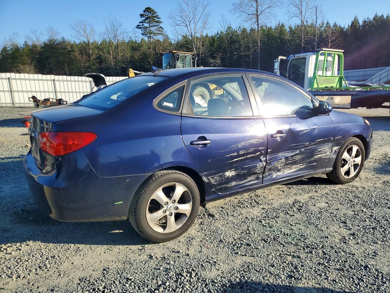 2010 HYUNDAI ELANTRA BLUE photo 7