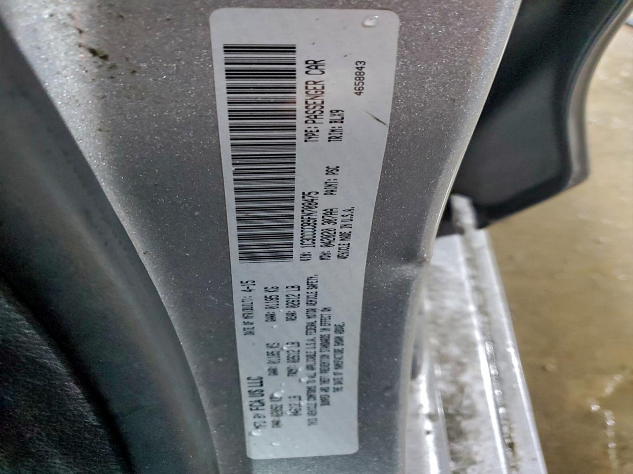 2015 CHRYSLER 200 C photo 12