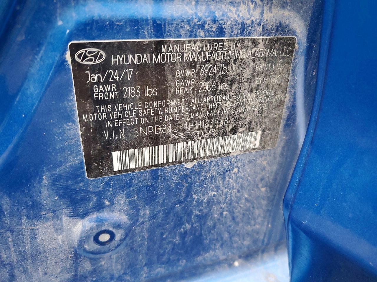 2017 HYUNDAI ELANTRA SE photo 12