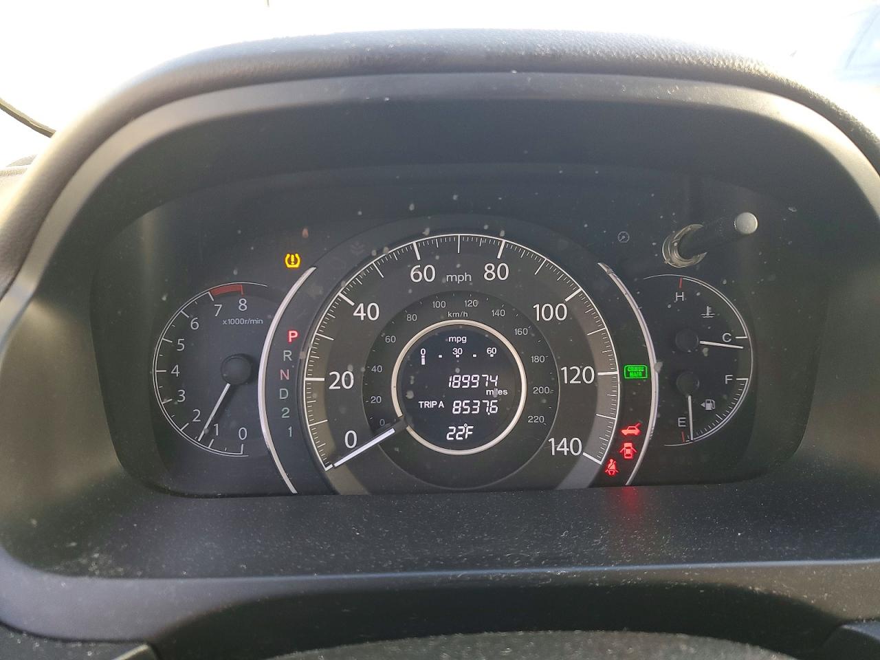 2012 HONDA CR-V EXL photo 9