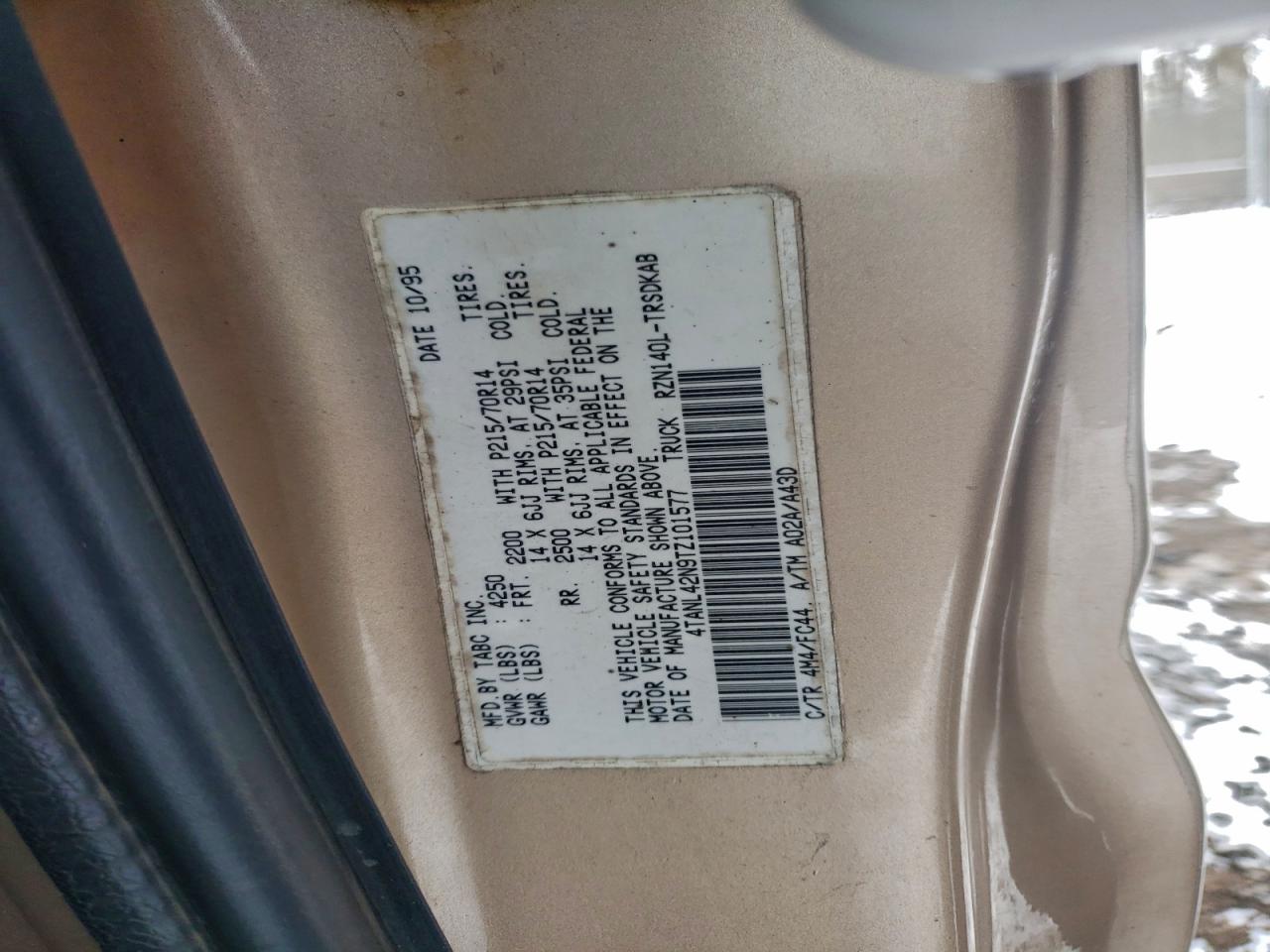 1996 TOYOTA TACOMA photo 23