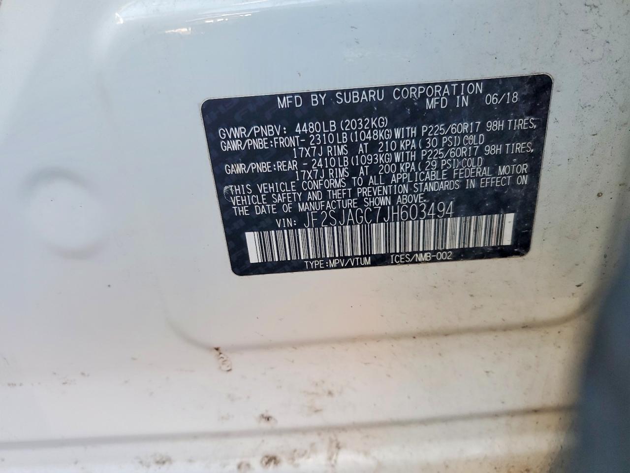 2018 SUBARU FORESTER 2.5I PREMIUM photo 25