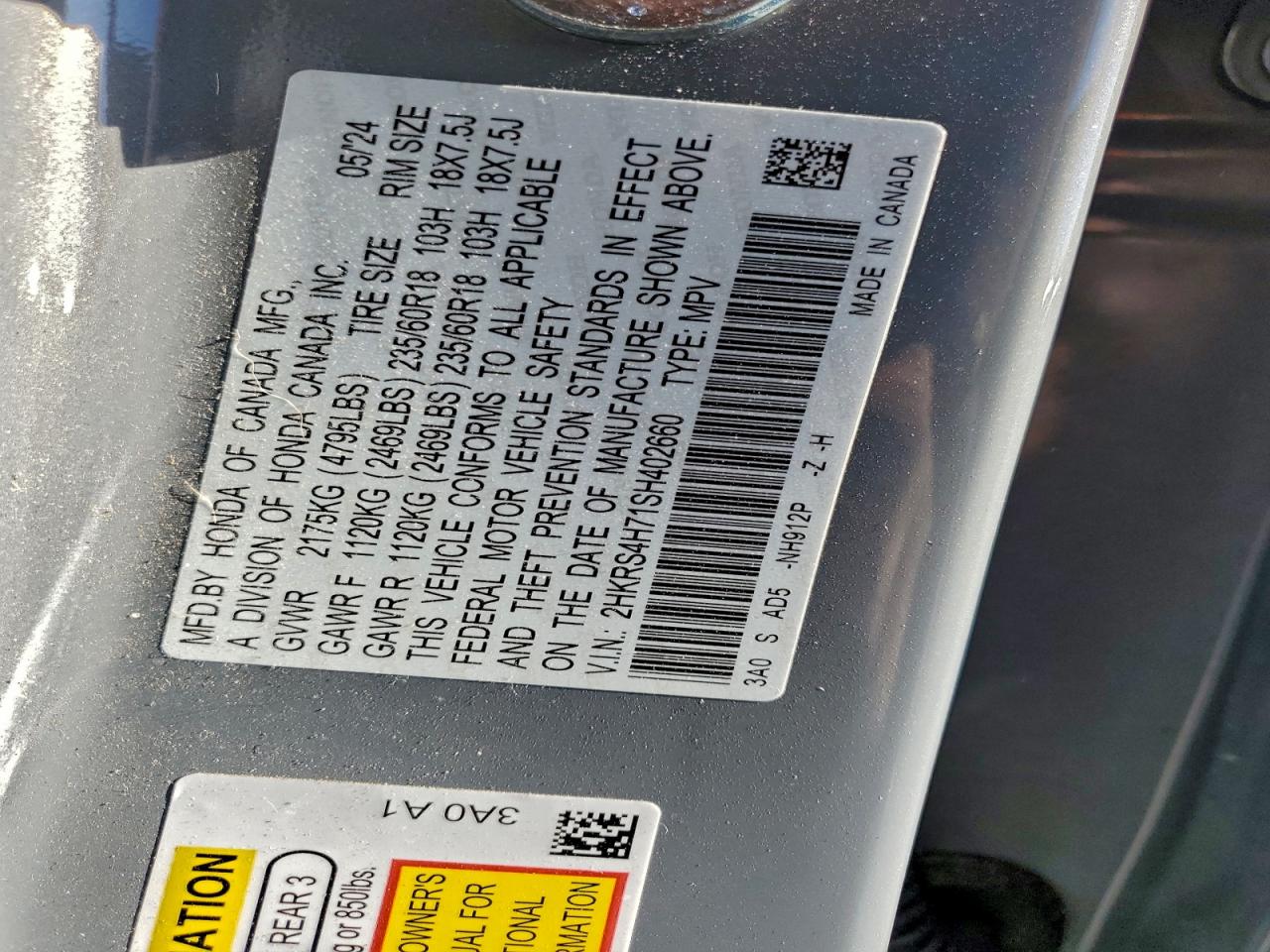 2025 HONDA CR-V EXL photo 13