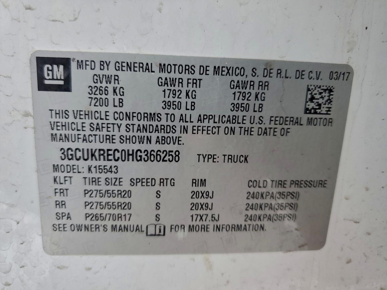 2017 CHEVROLET SILVERADO K1500 LT photo 12