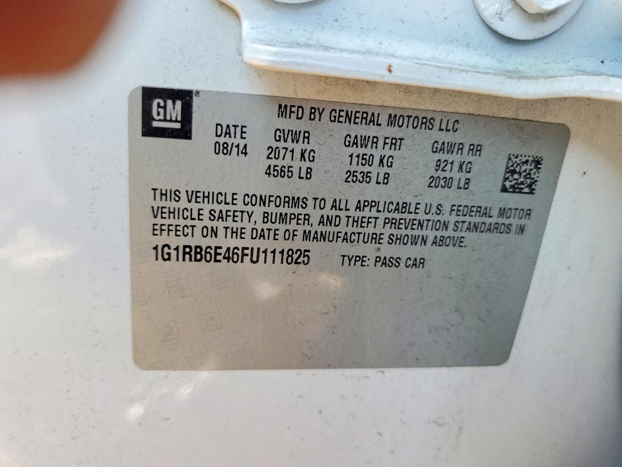 2015 CHEVROLET VOLT photo 23