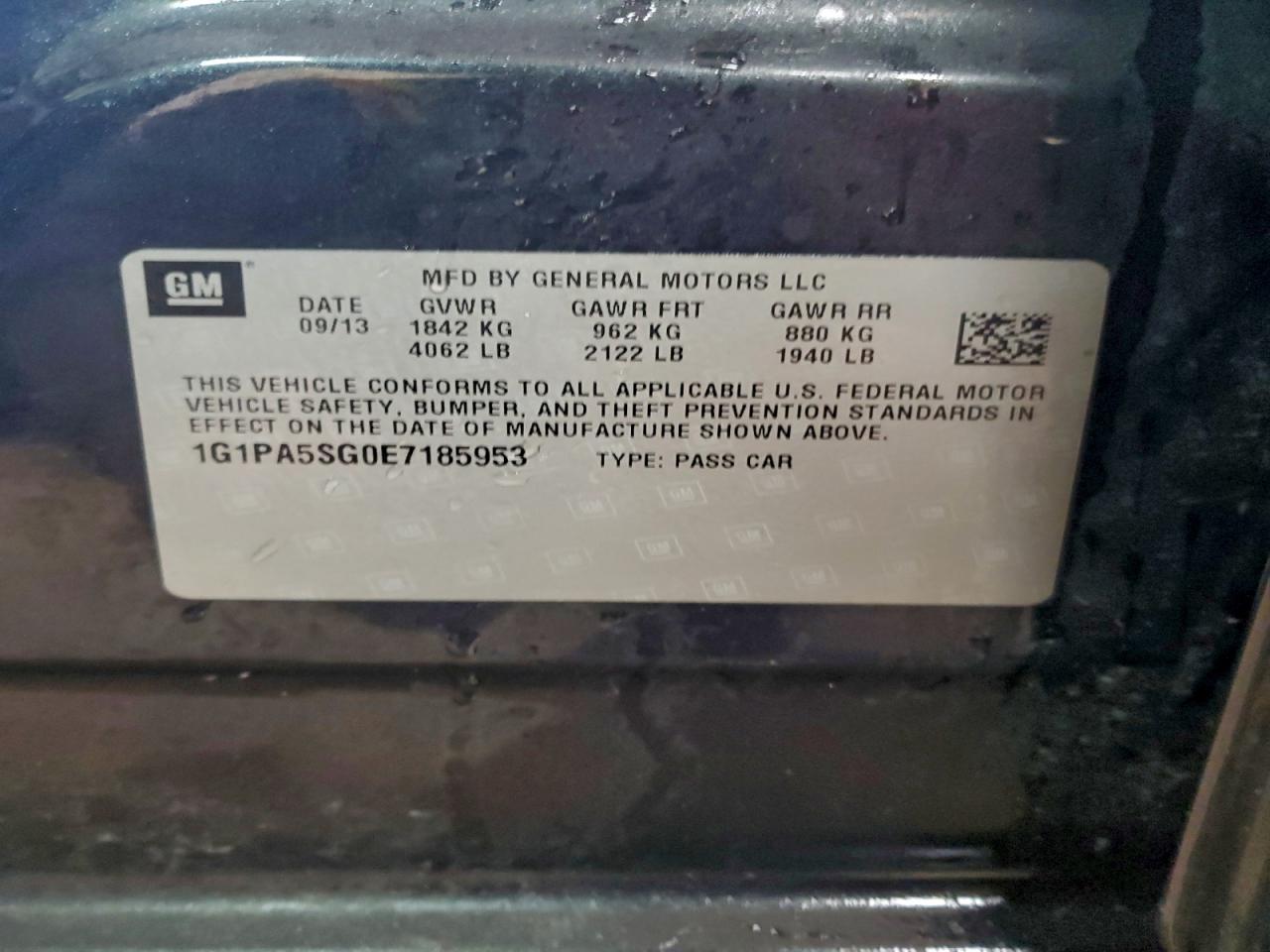 2014 CHEVROLET CRUZE LS photo 12