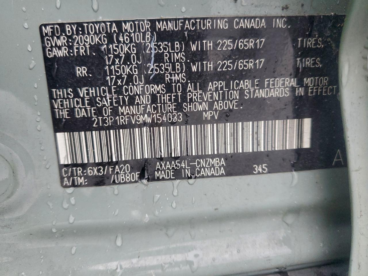2021 TOYOTA RAV4 XLE photo 25