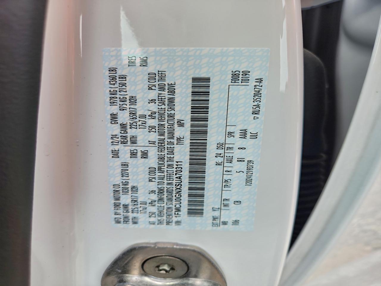 2025 FORD ESCAPE ACTIVE photo 25