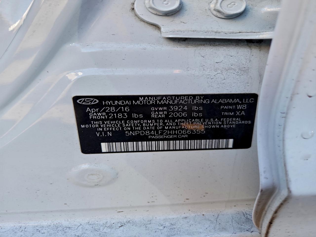 2017 HYUNDAI ELANTRA SE photo 12