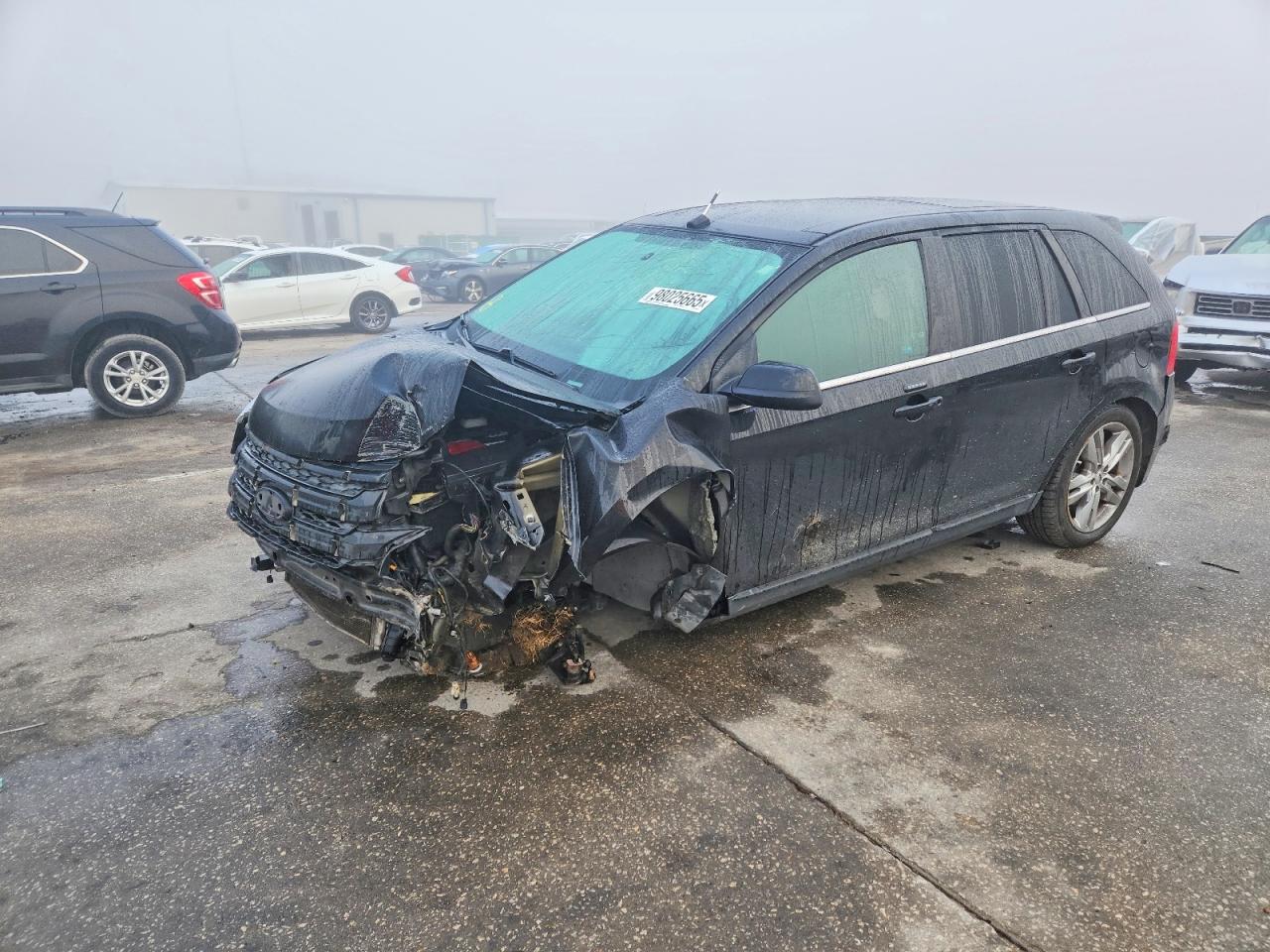 2013 FORD EDGE LIMITED — FRONT END damage — photo 1