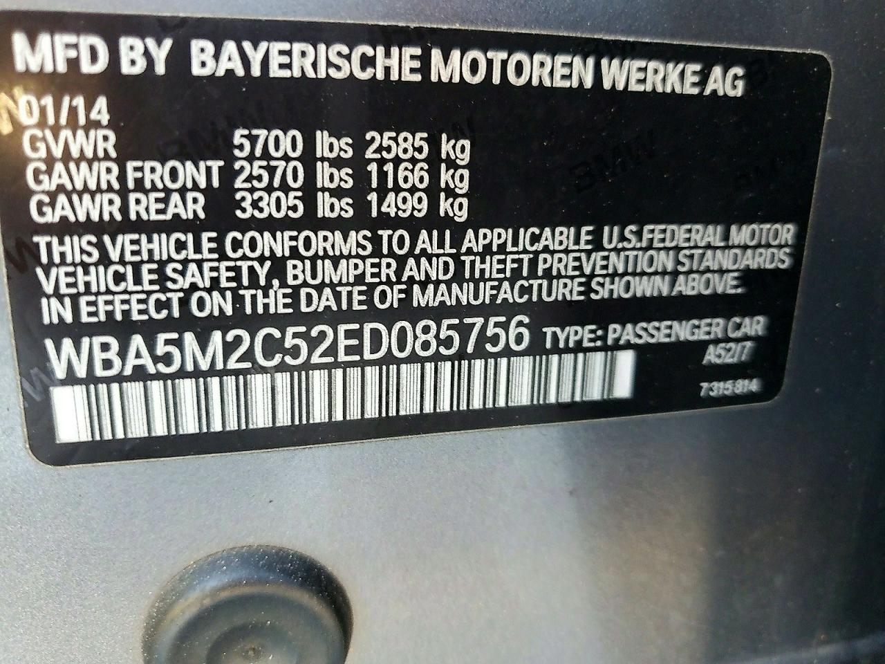 2014 BMW 535 IGT photo 49