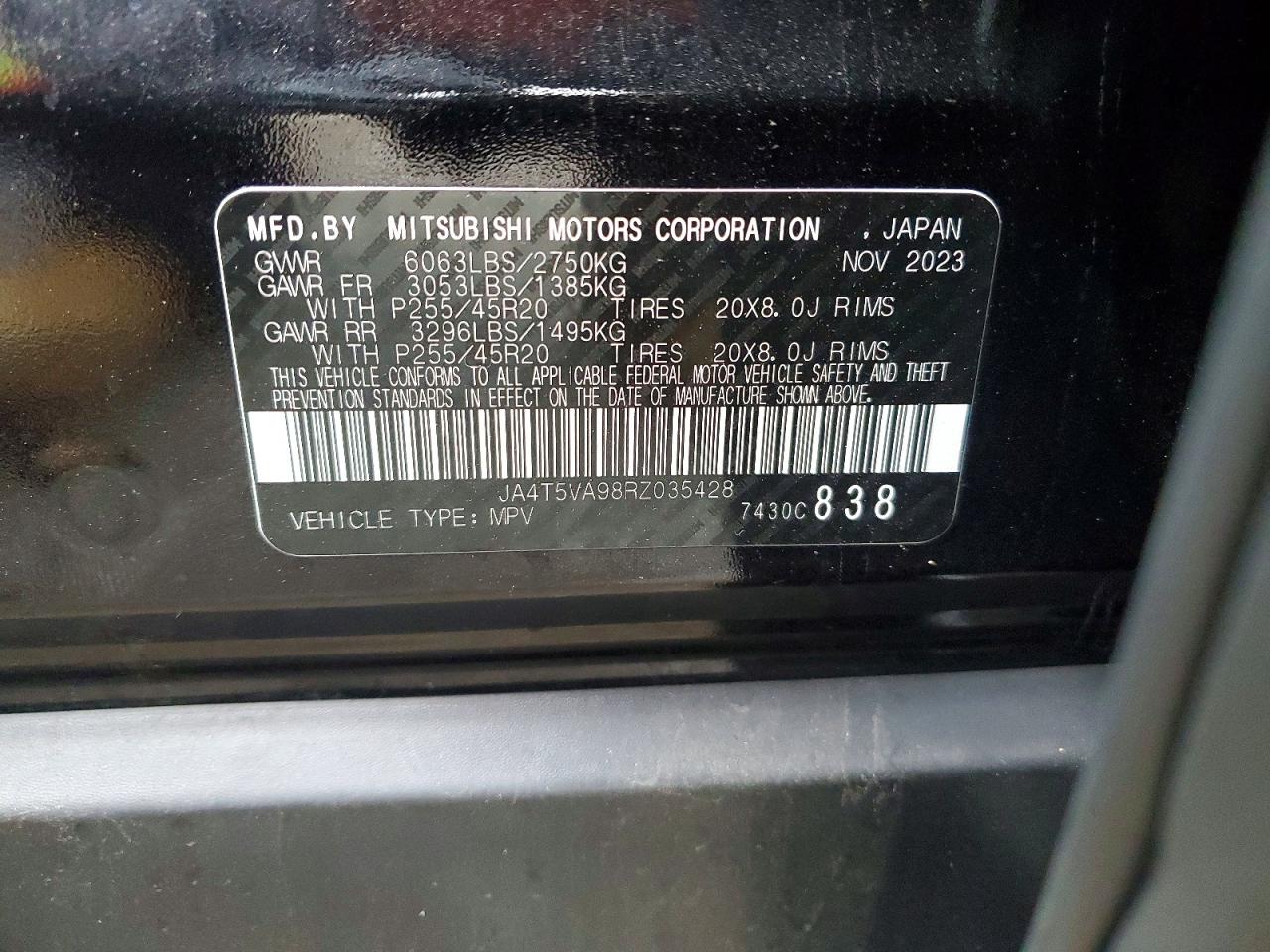 2024 MITSUBISHI OUTLANDER SE photo 14