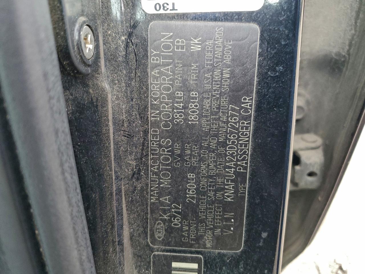 2013 KIA FORTE EX photo 12