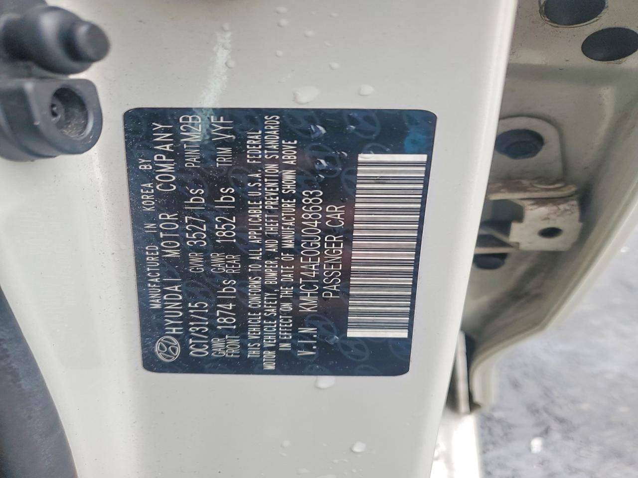 2016 HYUNDAI ACCENT SE photo 12