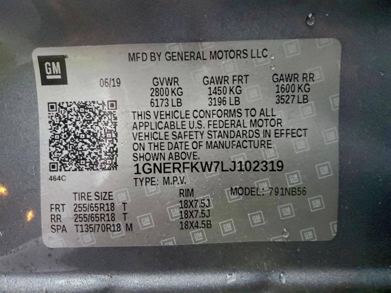 2020 CHEVROLET TRAVERSE LS photo 12