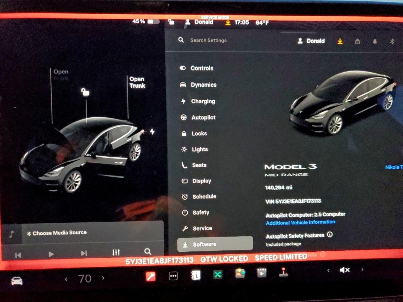 2018 TESLA MODEL 3 photo 9