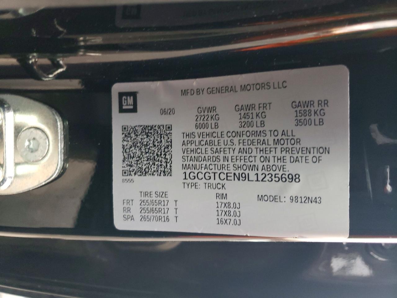 2020 CHEVROLET COLORADO LT photo 12