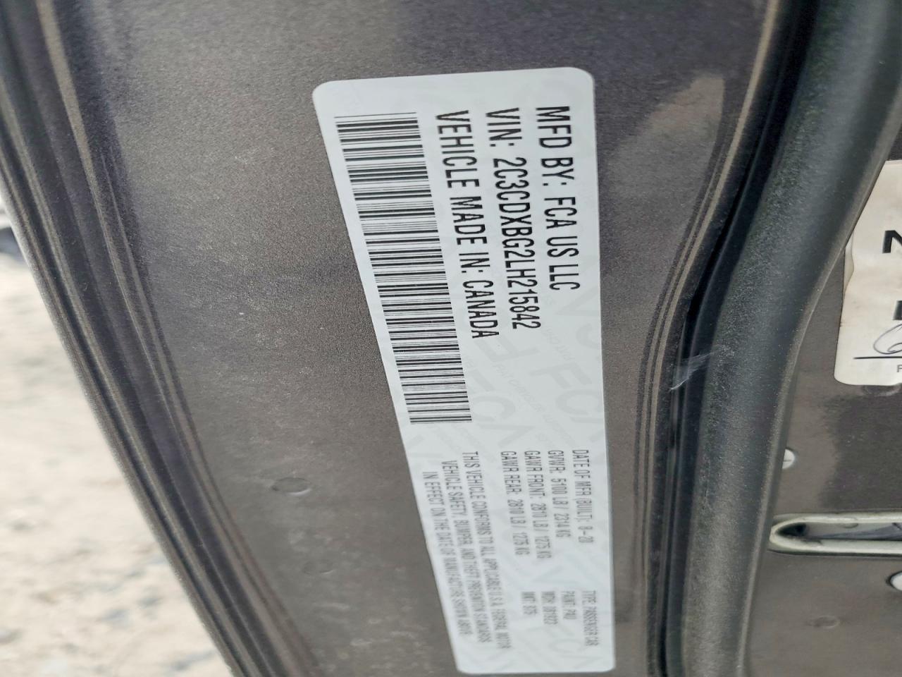 2020 DODGE CHARGER SXT photo 13