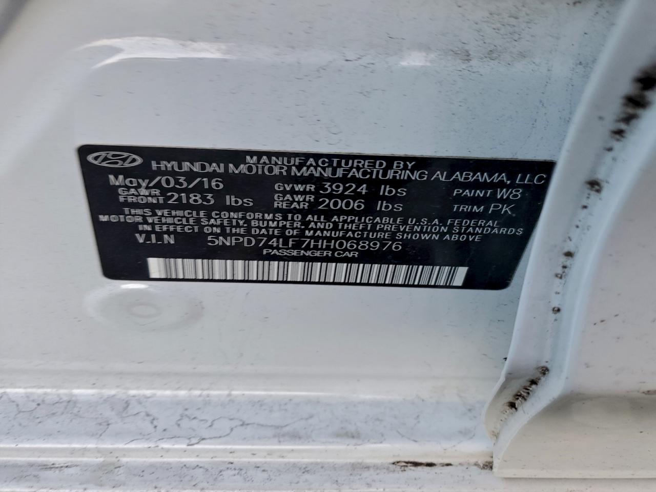 2017 HYUNDAI ELANTRA SE photo 23