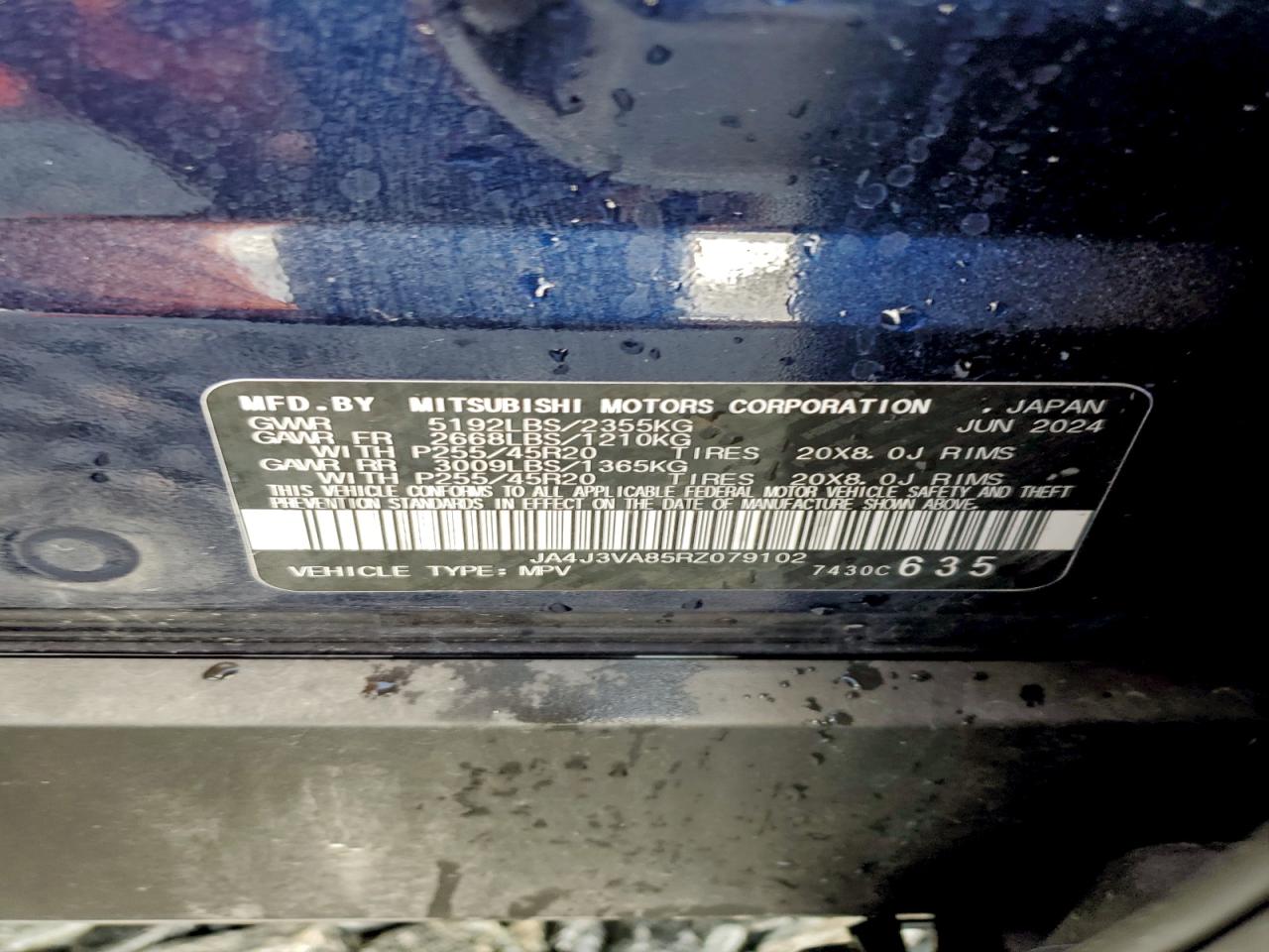 2024 MITSUBISHI OUTLANDER SE photo 13