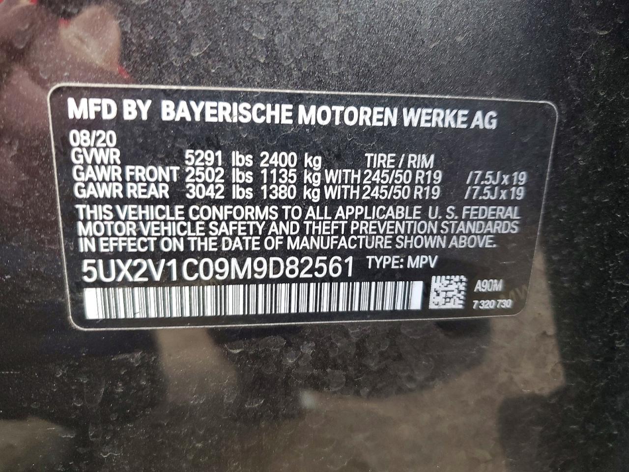 2021 BMW X4 XDRIVE30I photo 13