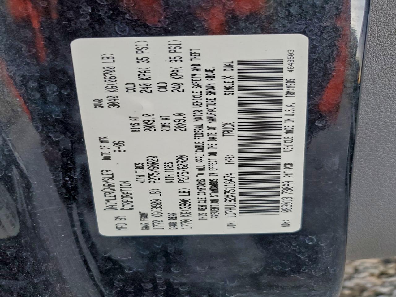 2007 DODGE RAM 1500 ST photo 13