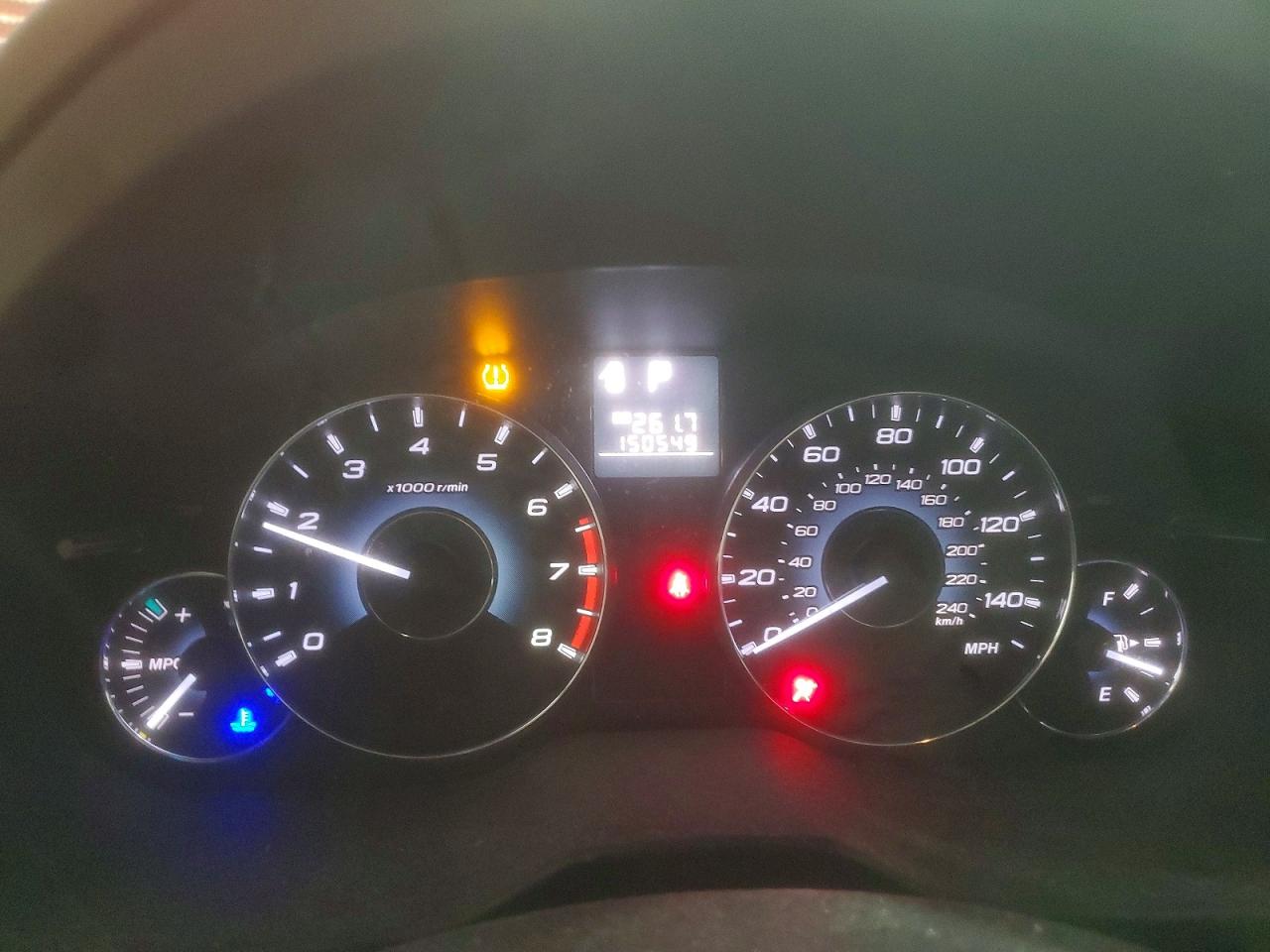 2012 SUBARU OUTBACK 2.5I PREMIUM photo 9