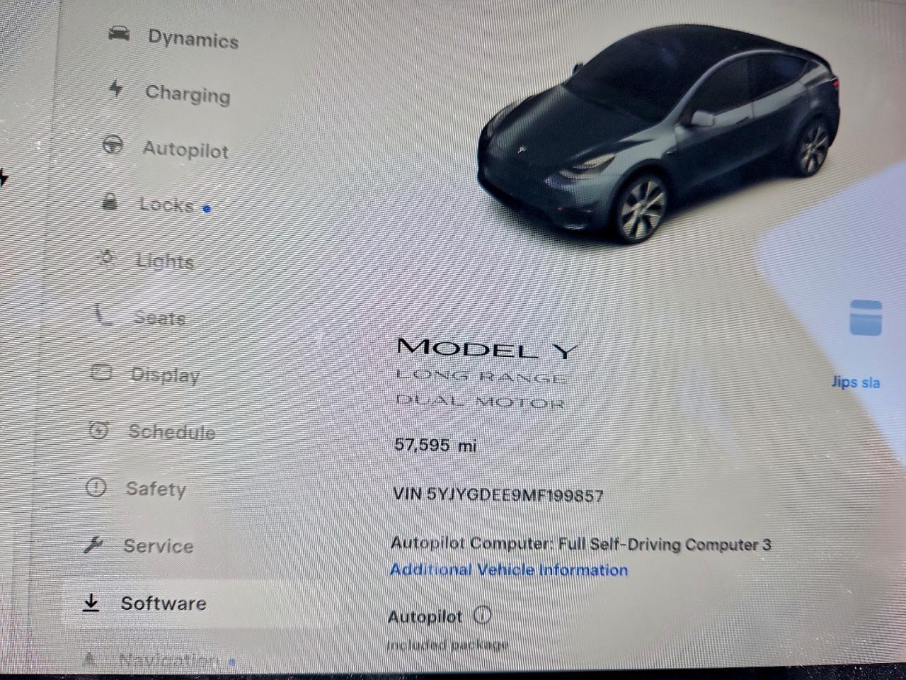 2021 TESLA MODEL Y photo 9