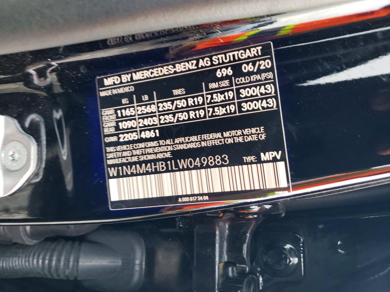 2020 MERCEDES-BENZ GLB 250 4MATIC photo 14